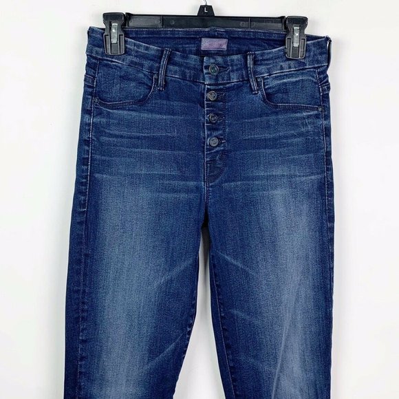 COPY - COPY - Mother The Pixie High Rise Button Fly Jeans 28 - Picture 4 of 8